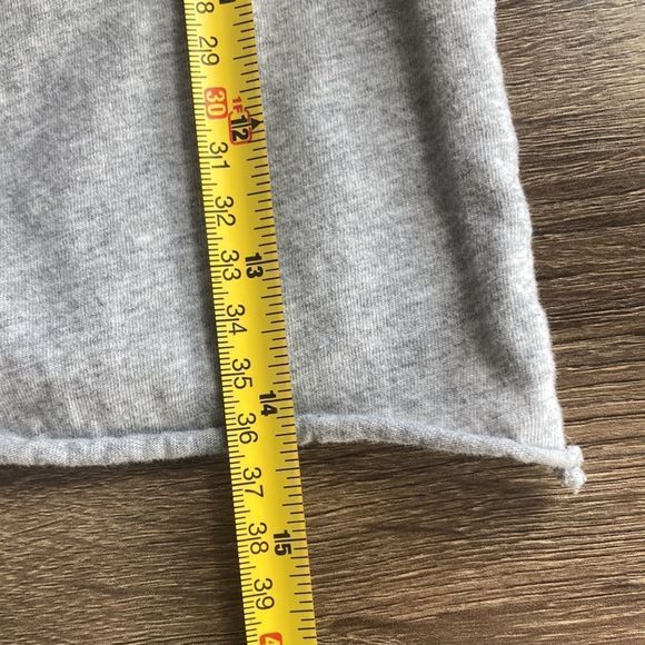 Womens Madison Labiche Paris Gray Crop Top Tee Small w/ Pink Oh LA LA! - Picture 6 of 7